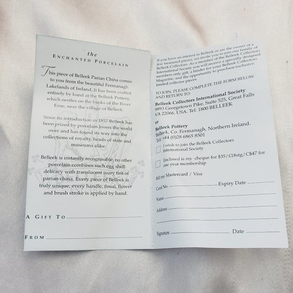 Belleek Kells 5" Vase - Picture 5 of 8